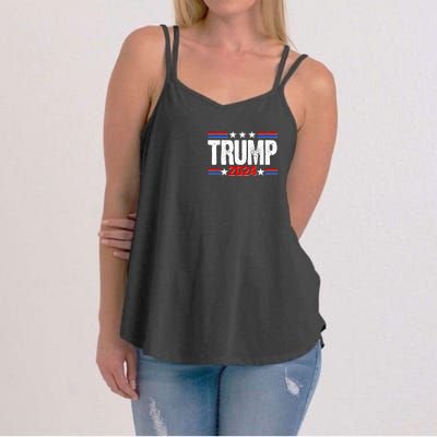 Im Voting For The Felon Trump 2024 Front Back Women's Strappy Tank