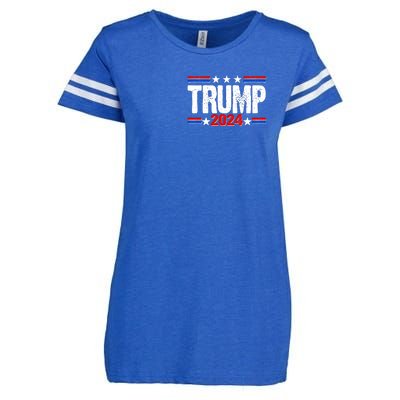 Im Voting For The Felon Trump 2024 Front Back Enza Ladies Jersey Football T-Shirt