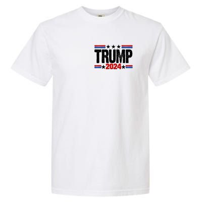 Im Voting For The Felon Trump 2024 Front Back Garment-Dyed Heavyweight T-Shirt