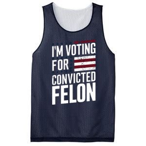 IM Voting For The Convicted Felon Mesh Reversible Basketball Jersey Tank