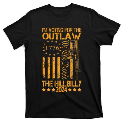 IM Voting For The Outlaw And The Hillbilly 2024 Pro 45 T-Shirt