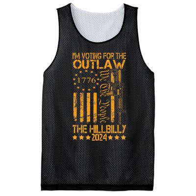 IM Voting For The Outlaw And The Hillbilly 2024 Pro 45 Mesh Reversible Basketball Jersey Tank