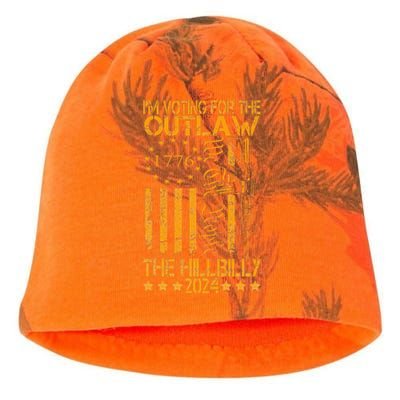 IM Voting For The Outlaw And The Hillbilly 2024 Pro 45 Kati - Camo Knit Beanie