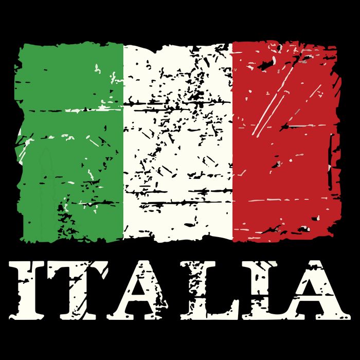 Italian Vintage Flag Italy Retro Banner Ensign Long Sleeve Shirt