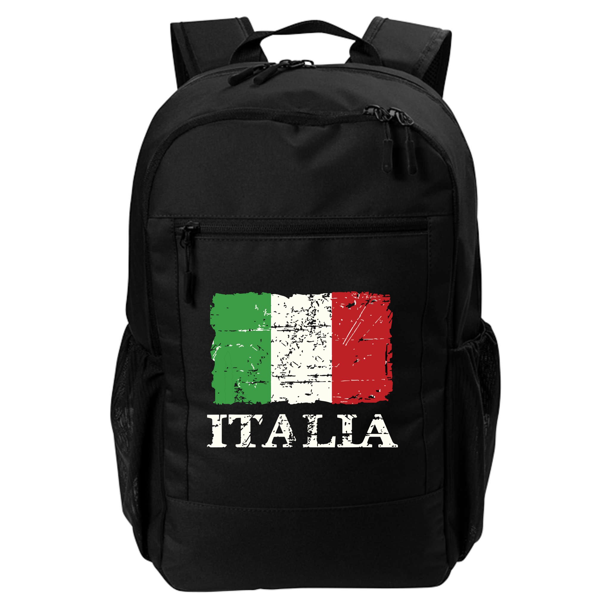 Italian Vintage Flag Italy Retro Banner Ensign Backpack