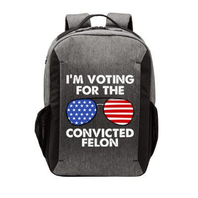 Im Voting For The Convicted Felon Pro Trump Usa Vector Backpack