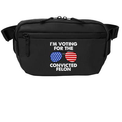 Im Voting For The Convicted Felon Pro Trump Usa Crossbody Pack