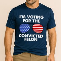 Im Voting For The Convicted Felon Pro Trump Usa Performance Shirt