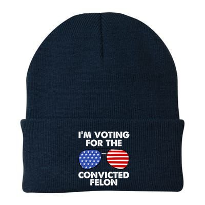 Im Voting For The Convicted Felon Pro Trump Usa Beanie