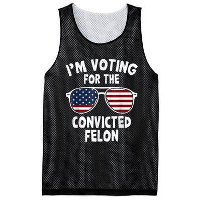 IM Voting For The Convicted Felon Mesh Reversible Basketball Jersey Tank