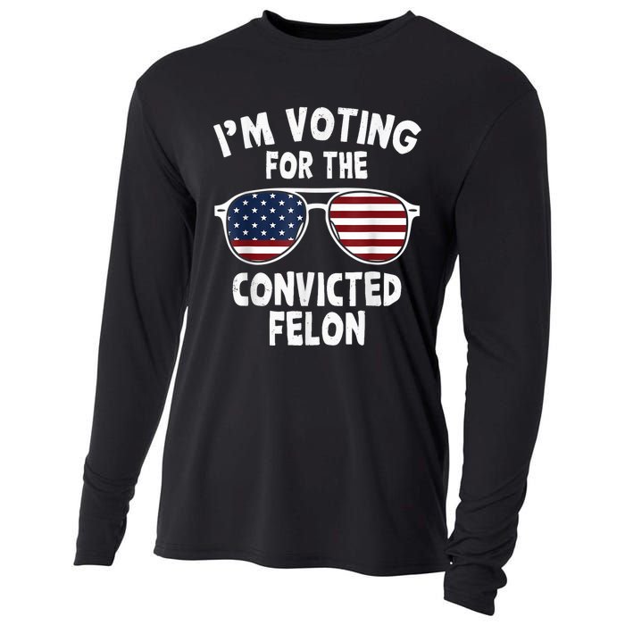 IM Voting For The Convicted Felon Cooling Performance Long Sleeve Crew