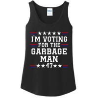 IM Voting For The Garbage Man Garbage For Trump 2024 Ladies Essential Tank