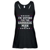 IM Voting For The Garbage Man Garbage For Trump 2024 Ladies Essential Flowy Tank