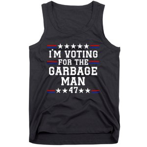 IM Voting For The Garbage Man Garbage For Trump 2024 Tank Top