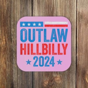 IM Voting For The Outlaw And The Hillbilly Trump Vance 2024 Coaster