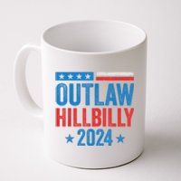 IM Voting For The Outlaw And The Hillbilly Trump Vance 2024 Coffee Mug