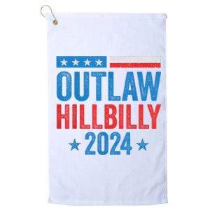 IM Voting For The Outlaw And The Hillbilly Trump Vance 2024 Platinum Collection Golf Towel