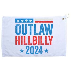 IM Voting For The Outlaw And The Hillbilly Trump Vance 2024 Grommeted Golf Towel