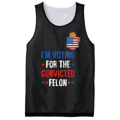 IM Voting For The Convicted Felon Mesh Reversible Basketball Jersey Tank