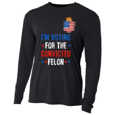 IM Voting For The Convicted Felon Cooling Performance Long Sleeve Crew