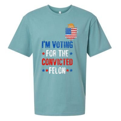 IM Voting For The Convicted Felon Sueded Cloud Jersey T-Shirt