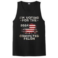 IM Voting For The Convicted Felon American Flag PosiCharge Competitor Tank