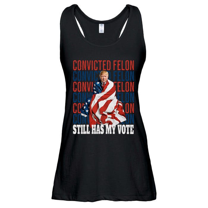 IM Voting For The Convicted Felon He Still Has My Vote Ladies Essential Flowy Tank