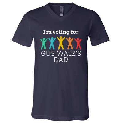 IM Voting For Gus Walz Dad Harris Walz 2024 V-Neck T-Shirt