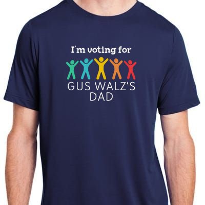 IM Voting For Gus Walz Dad Harris Walz 2024 Adult ChromaSoft Performance T-Shirt