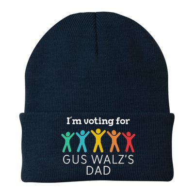 IM Voting For Gus Walz Dad Harris Walz 2024 Knit Cap Winter Beanie