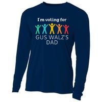 IM Voting For Gus Walz Dad Harris Walz 2024 Cooling Performance Long Sleeve Crew