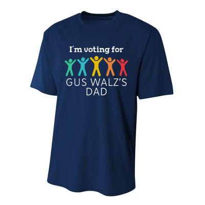 IM Voting For Gus Walz Dad Harris Walz 2024 Performance Sprint T-Shirt