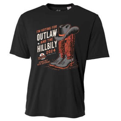 IM Voting For The Outlaw And The Hillbilly 2024 Retro Cooling Performance Crew T-Shirt