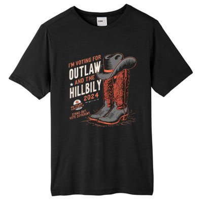 IM Voting For The Outlaw And The Hillbilly 2024 Retro Tall Fusion ChromaSoft Performance T-Shirt