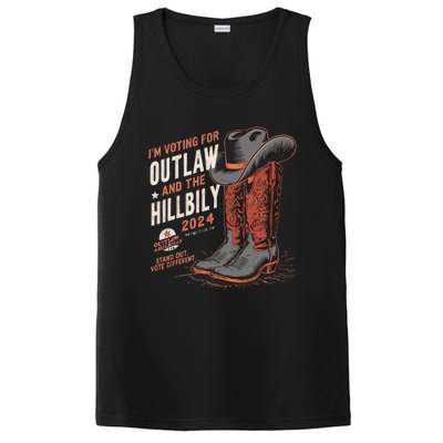 IM Voting For The Outlaw And The Hillbilly 2024 Retro PosiCharge Competitor Tank