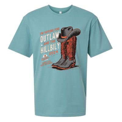 IM Voting For The Outlaw And The Hillbilly 2024 Retro Sueded Cloud Jersey T-Shirt