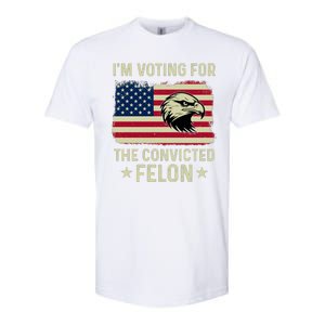 IM Voting For The Convicted Felon 2024 Softstyle® CVC T-Shirt