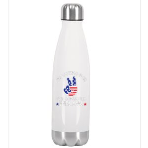 IM Voting For The Convicted Felon Stainless Steel Insulated Water Bottle