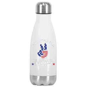 IM Voting For The Convicted Felon Stainless Steel Insulated Water Bottle