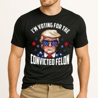 Im Voting For The Convicted Felon Funny Pro Trump Usa Cooling Performance Crew T-Shirt