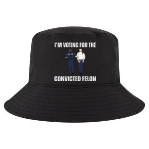 Im Voting For The Convicted Felon Funny Pro Trump 2024 Cool Comfort Performance Bucket Hat