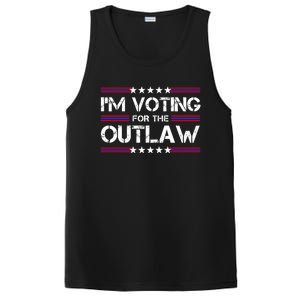 IM Voting For The Outlaw Wanted For President Trump 2024 PosiCharge Competitor Tank