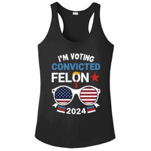 IM Voting For The Convicted Felon Ladies PosiCharge Competitor Racerback Tank