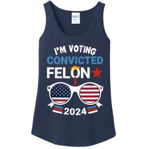 IM Voting For The Convicted Felon Ladies Essential Tank