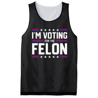 Im Voting For The Felon Political Trump 2024 Wo Mesh Reversible Basketball Jersey Tank