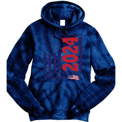 IM Voting For The Convicted Felon 2024 Tie Dye Hoodie