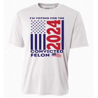 IM Voting For The Convicted Felon 2024 Cooling Performance Crew T-Shirt