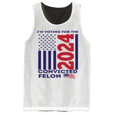 IM Voting For The Convicted Felon 2024 Mesh Reversible Basketball Jersey Tank