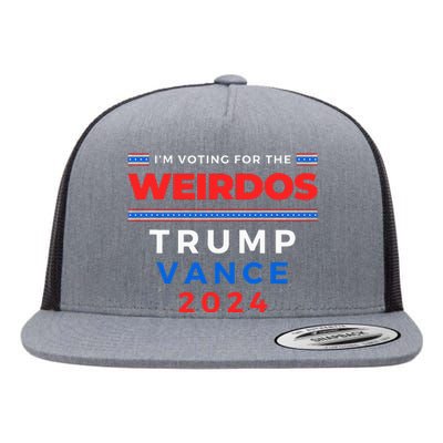 IM Voting For The Weirdos Trump Vance Take America Back Flat Bill Trucker Hat