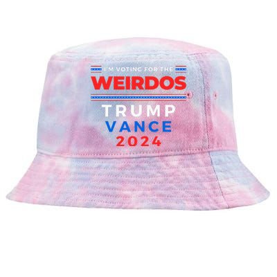 IM Voting For The Weirdos Trump Vance Take America Back Tie-Dyed Bucket Hat